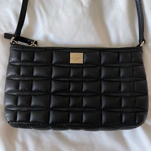 Kate Spade | Black | Square quilted leather bag